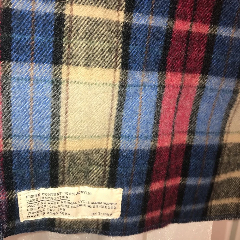 Vintage Plaid Warm Unisex Scarf
